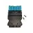 Noxion GST-Compatibel Verbindingsstuk Pastel Blauw - Mannelijk - 5 pole
